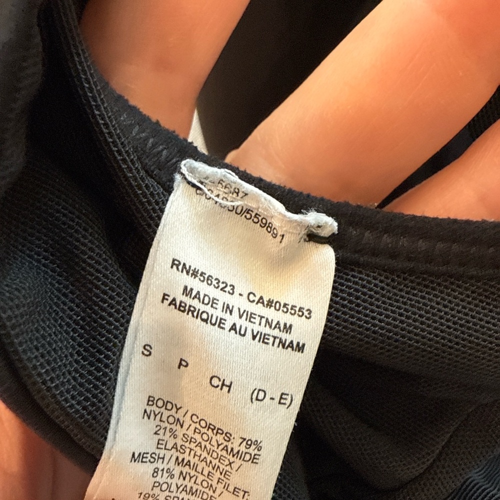 Nike Black Racerback Sports Bra High Support Padded Dri-FIT Size Small (D-E Cup) - Picture 4 of 4